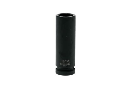 Nasadka udarowa długa 78 mm z chwytem 1/2 - 11/16 1