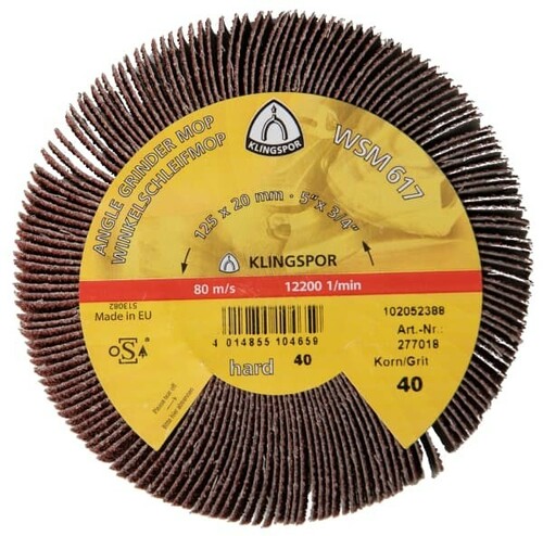 Ścier. kątowa 125x20 gr80 WSM615 1