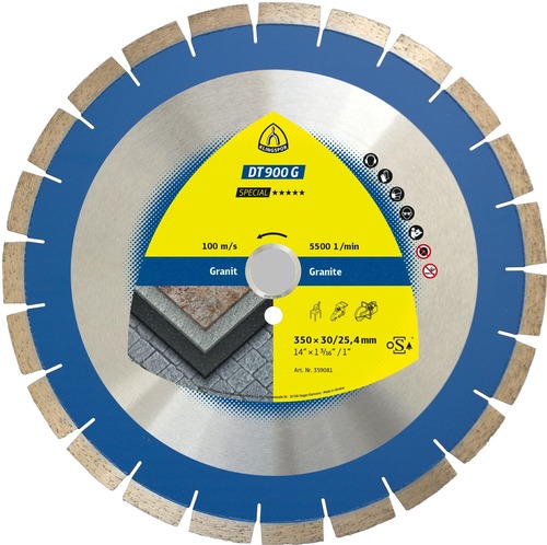 Tarcza diamentowa 300x2,8x30 granit DT 900 G Special Klingspor 359079 1