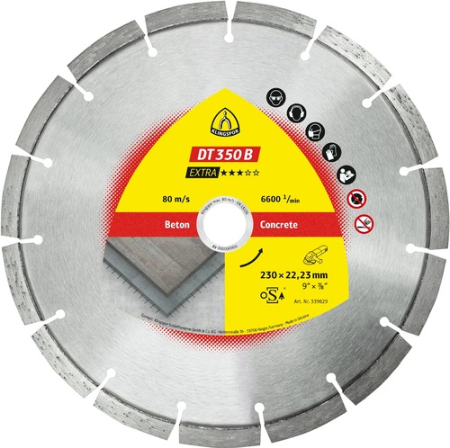 Tarcza diamentowa 125x2,4x22,23 uniwersalna DT 350 B Extra Klingspor 339828 1