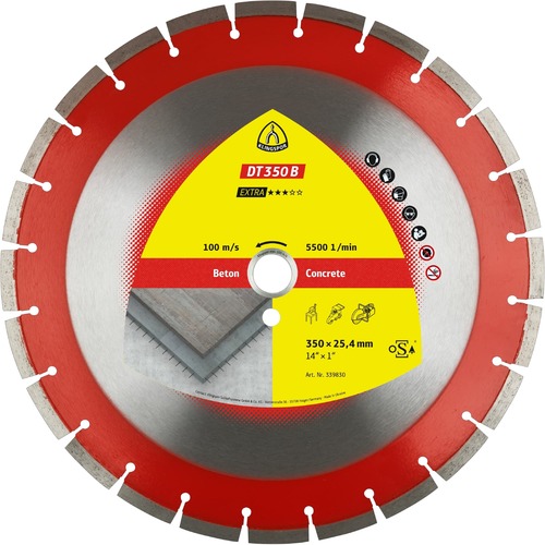 Tarcza diamentowa 350x3x25,4 beton DT 350 B Extra Klingspor 339830 1