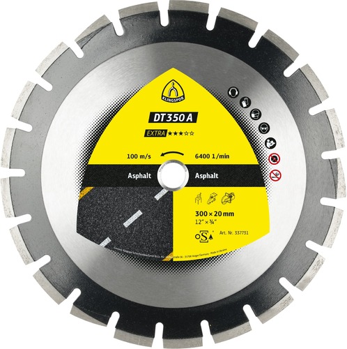 Tarcza diamentowa 400x3,6x25,4 asfalt DT 350 A Extra Klingspor 349237 1