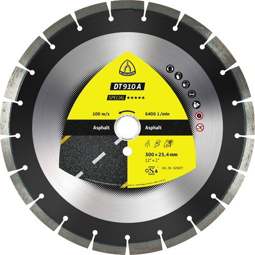 Tarcza diamentowa 400x3,6x25,4 asfalt DT 910 A Special Klingspor 349229 1
