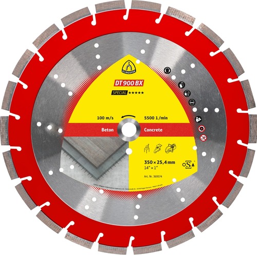 Tarcza diamentowa 350x3x25,4 beton DT 900 BX Special Klingspor 369574 1