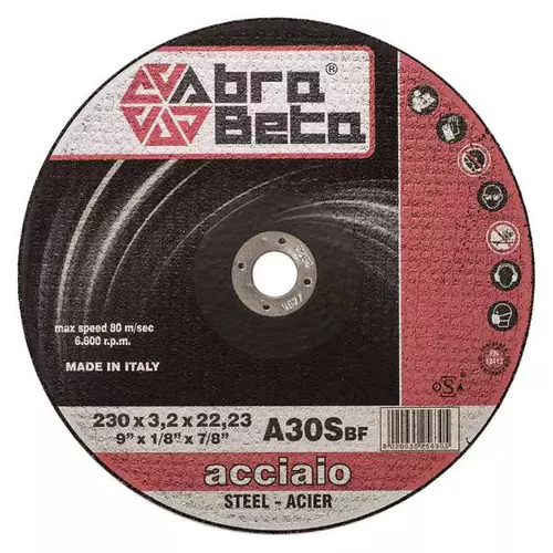Tarcza do cięcia metalu 230x3,2x22,23 A30S Standard płaska AbraBETA 000040230 1