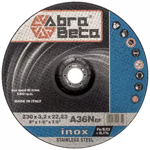 Tarcza do cięcia metalu 100x1,6x15,88 A36N Standard płaska AbraBETA 000200105 1
