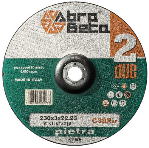 Tarcza do cięcia 230x3x22,23 C30R SMART LINEA DUE wypukła AbraBETA 000790230 1