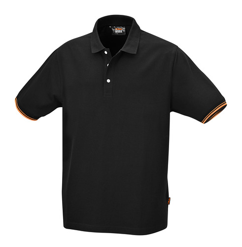 Koszulka polo bawełn.czarna 7547n xl 1