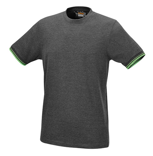 T-shirt bawełna szary 7549g m 1
