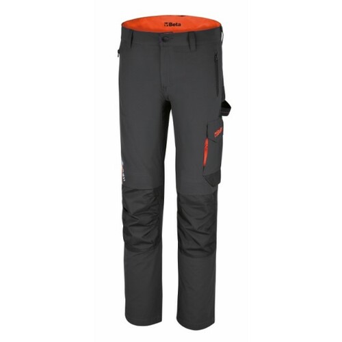 Spodnie robocze stretch 7660g szare l 1