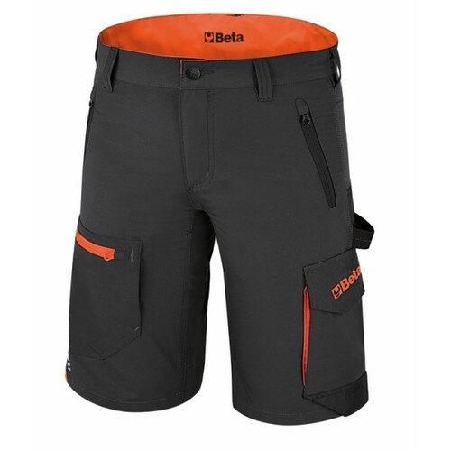Spodnie robocze krótkie stretch 7661g szare L 1
