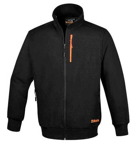 Bluza zap.na zamek czarna 7664n l 1