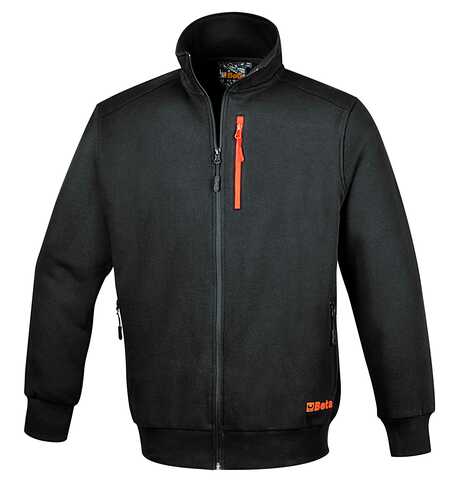 Bluza zap.na zamek szara 7664g xs 1