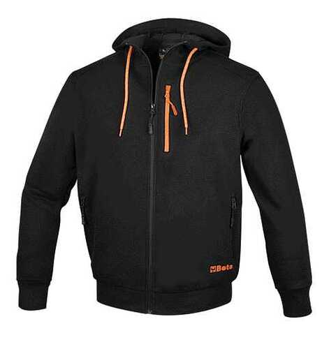 Bluza z kapturem dł.zam.czarn.7665n m 1