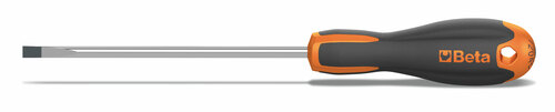 Wkrętak evox płaski, wąski, chromowany, końcówka czerniona, model, 1204e/4x100 1