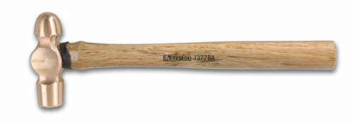 Młotek z kulistym noskiem i obuchem, nieiskrzący, model 1377ba, 340g 1