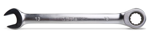 Klucz płasko-oczkowy z dwukierunkowym mechanizmem zapadkowym,prosty, model 141/11 1