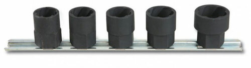 Komplet nasadek specjalnych 1428, 20-27mm, 5 sztuk, na szynie metalowej, model 1428/sb5 1