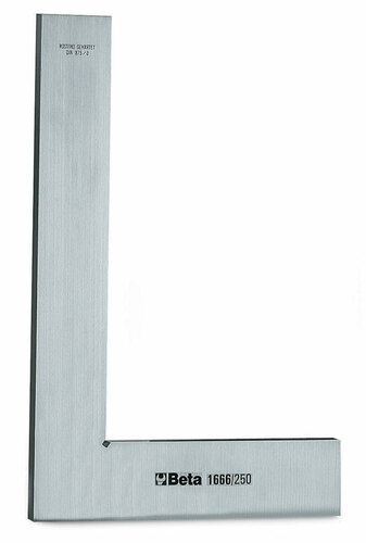 Kątownik powierzchniowy płaski, ze stali nierdzewnej, model 1666, 150mm 1