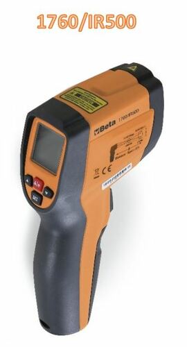 Bezkontaktowy termometr cyfrowy na podczerwień z podwójnym laserowym wskaźnikiem celu model 1760/ir500 1