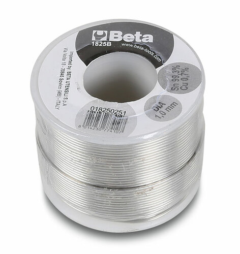 Cyna w postaci drutu z antyutleniaczem, model 1825b, 250g 1