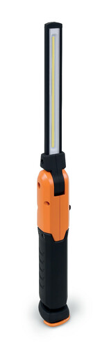 Lampa inspekcyjna led, akumulatorowa, z dwoma źródłami światła, z przegubem, może być obracana o 180, z podstawą... 1