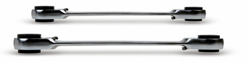 Komplet kluczy oczkowych dwustronnych, dwunastokątnych z dwukierunkowym mechanizmem zapadkowym 192, 8 - 19mm, 2 sztuki... 1