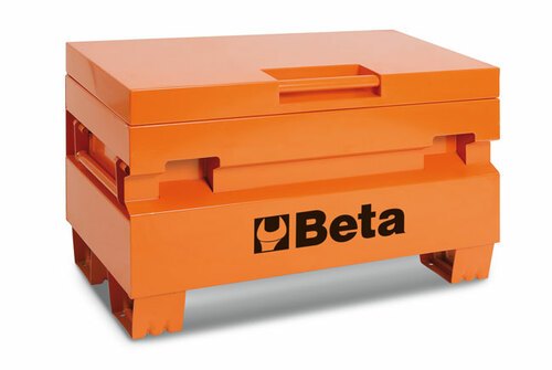 Skrzynia narzędziowa, z blachy stalowej, lakierowana, pomarańczowa, model 2200/c22pm/o, 915x540x430mm 1