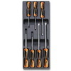 Wkład profilowany twardy z zestawem 7 wkrętaków beta grip, 1260-1262, model 2424/t208 1