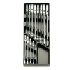 Wkład profilowany twardy z zestawem 12 kluczy 142sn, 8-19mm, model 2424/t46 1