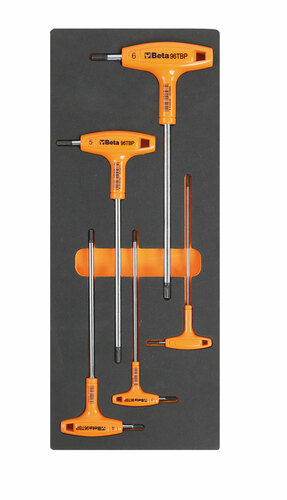 Wkład profilowany miękki z kompletem 5 kluczy 96tbp, 2,5-6mm, model 2450/m53 1