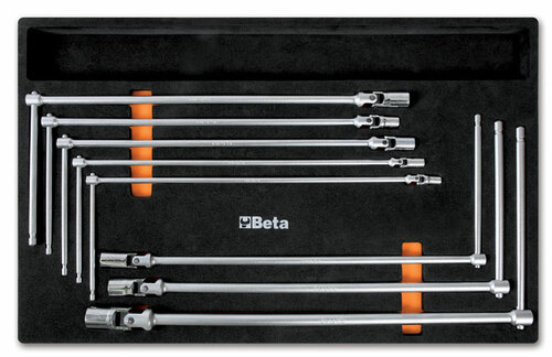 Wkład profilowany miękki z zestawem 8 kluczy 952, 7-19mm, model 2450/m63 1