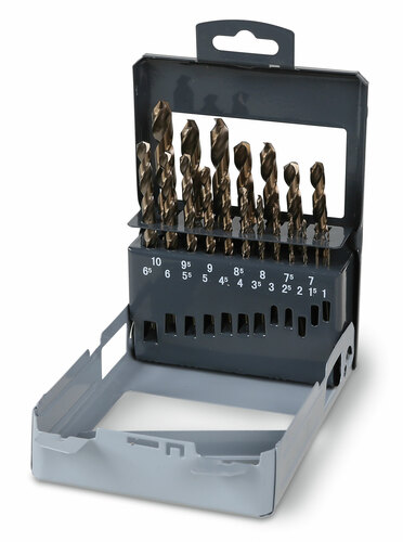 Komplet 19 wierteł 1-10x0,5mm szlifowanych kobaltowych Beta 415CO/SP19 1