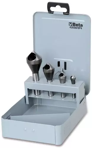 Zestaw 4 pogłębiaczy stożkowych 2-20mm HSS Beta 426SB/SP4 1