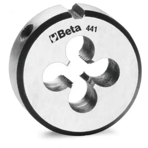Narzynka okrągła, model 441, stal chromowa, gwint metryczny drobnozwojny M8x1mm 1