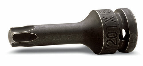 Nasadka udarowa z końcówką trzpieniową profil torx z gniazdem 1/2, model 720tx, t50 1