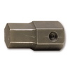 Końcówka wkrętakowa udarowa z trzpieniem sześciokątnym, zabierak 22mm, model 727es22, 32mm 1