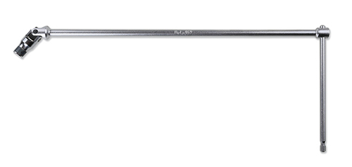 Pokrętło typu t z przegubem do końcówek wkrętakowych 1/4, model 852/1/4, l400mm 1