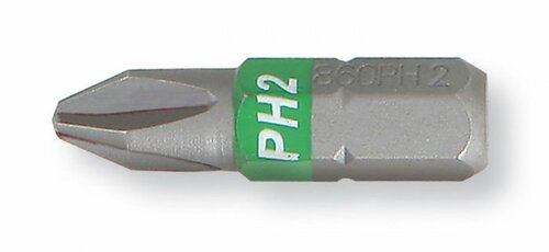 Końcówka wkrętakowa profil phillips, zabierak 1/4, model 860ph/2 1