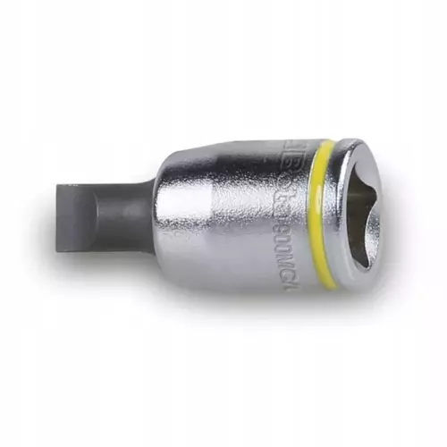 Nasadka z końcówką wkrętakową płaską, chromowane - końcówki czernione, rozmiar oznaczony kolorem, model900MC/LP/1.2x6.5 1