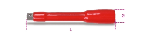 Przedłużacz 3/8  ,w izolacji do 1000v,140mm, model 910mq/21 1