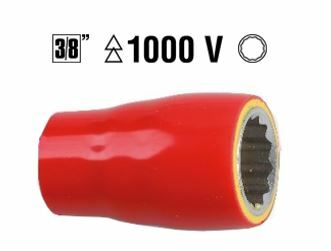 Nasadka 3/8   dwunastokonna w izolacji do 1000v, model 910mq/b7 1