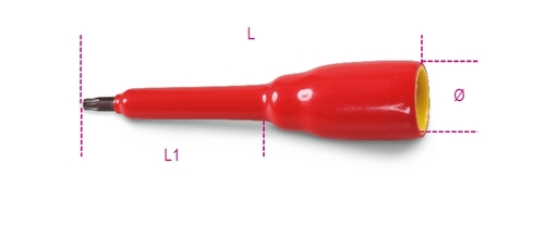 Nasadka 3/8   typ torx w izolacji do 1000v, model 910mq/tx30 1