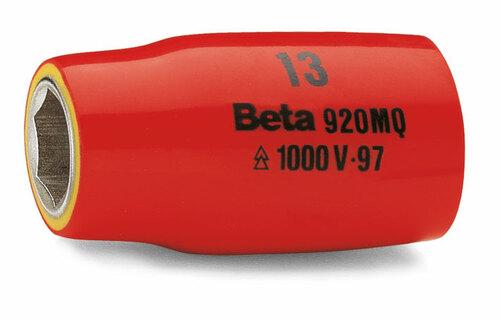 Nasadka sześciokątna z gniazdem 1/2, w izolacji do 1000v, model 920mq/a, 12mm, en 60900 1
