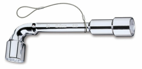 Klucz nasadowy kątowy dwustronny wzmocniony do prac na wysokościach, model 932hs, 17mm 1