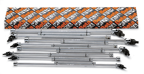 Komplet kluczy trzpieniowych sześciokątnych z przegubem, typu t 953, 3-10mm, 9 sztuk, w kartonie, model 953/s9 1