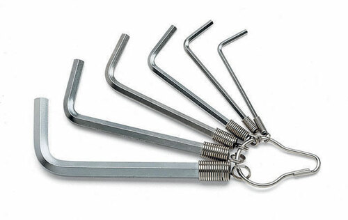 Komplet kluczy trzpieniowych kątowych sześciokątnych 96, 2,5-8mm, 6 sztuk, na zawieszce, model 96/st6 1