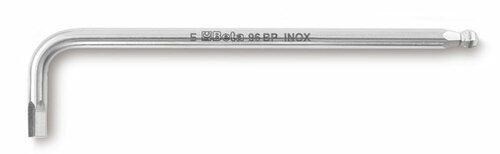 Klucz trzpieniowy kątowy sześciokątny z kulistą końcówką, stal inox aisi 420, model 96bpinox, 2mm 1
