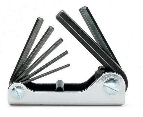 Komplet kluczy trzpieniowych sześciokątnych 96/g7a, 1,5-6mm, 7 sztuk, w rękojeści, model 96n/g7a 1