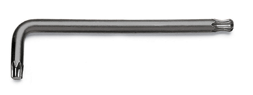 Klucz trzpieniowy kątowy profil torx z kulistą końcówką, model 97btx, t15 1